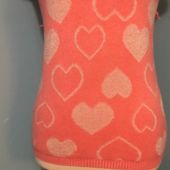Vintage pink capped sleeve heart top - Picture 4 of 8